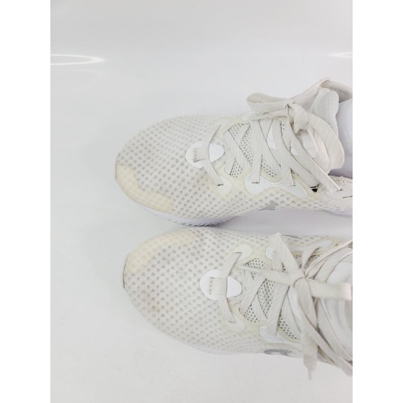 Nike Running Shoes, Men's , Size 8.5, White/Silver Color. - Picture 4 of 8